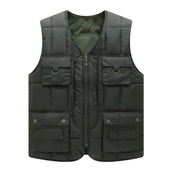 men's vests multi pocket thick winter men vest many pockets casual pographer work 11 colors outerwear sleeveless jacket male waistcoat, Black;white 
men's vests multi pocket thick winter men vest many pockets casual pographer work 11 colors outerwear sleeveless jacket male waistcoat, Black;white