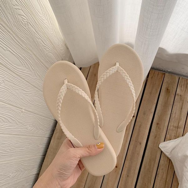 slippers lisapie women flip flops 2021 summer flat home el candy color outdoor shoes woman beach non-slip slipper, Black
slippers lisapie women flip flops 2021 summer flat home el candy color outdoor shoes woman beach non-slip slipper, Black