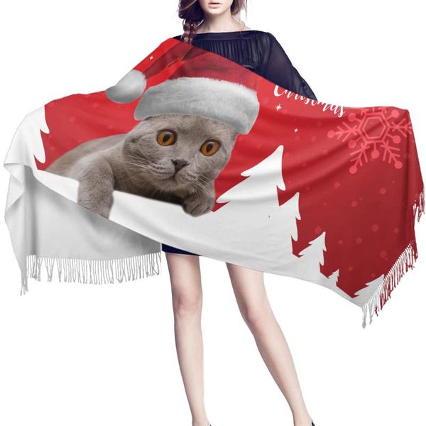 scarves christmas cat women cashmere beach scarf spring summer thin pashmina shawls and wrap female foulard hijab stoles, Blue;gray
scarves christmas cat women cashmere beach scarf spring summer thin pashmina shawls and wrap female foulard hijab stoles, Blue;gray