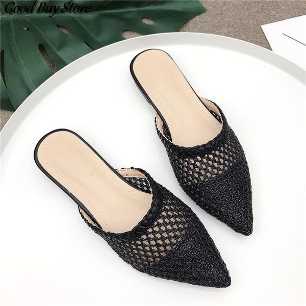 summer korean straw slippers women pointed sandals woven rattan raffia beach shoes lady vintage slipper flat slides, Black
summer korean straw slippers women pointed sandals woven rattan raffia beach shoes lady vintage slipper flat slides, Black