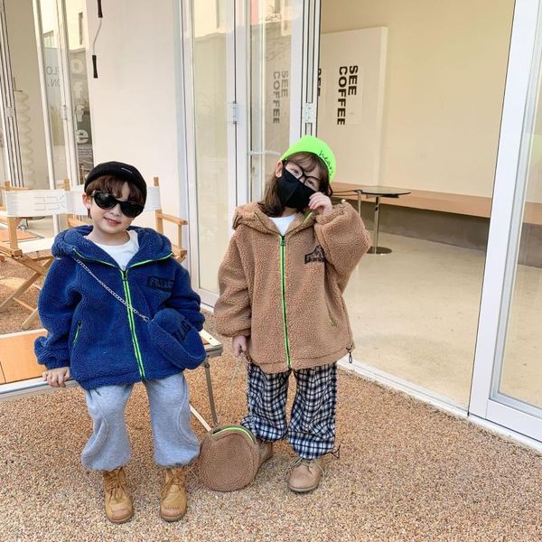 jackets girls plush thick warm winter jacket with fashion bag kids boy zip letter hooded 3-10y unchildren outerwear clothes, Blue;gray
jackets girls plush thick warm winter jacket with fashion bag kids boy zip letter hooded 3-10y unchildren outerwear clothes, Blue;gray