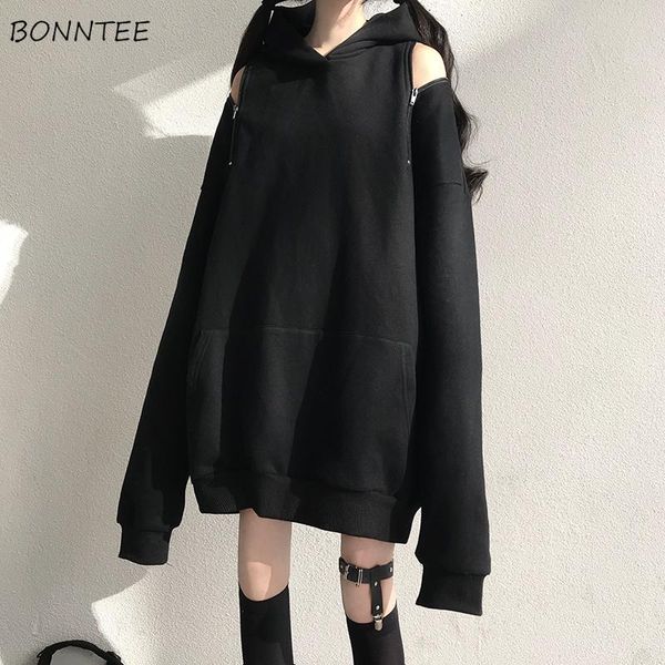 women's hoodies & sweatshirts womens solid off shoulder novelty student loose harajuku streetwear autumn ladies korean style chic, Black
women's hoodies & sweatshirts womens solid off shoulder novelty student loose harajuku streetwear autumn ladies korean style chic, Black