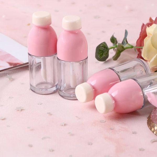 pcs creative beverage bottle shaped empty lip gloss tube containers clear mini refillable bottles with rubber inserts storage & jars
pcs creative beverage bottle shaped empty lip gloss tube containers clear mini refillable bottles with rubber inserts storage & jars