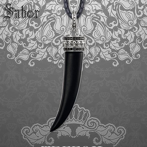 pendant necklaces leather rope necklace tiger tooth fashion silver color jewelry european punk gift for men women girls collares
pendant necklaces leather rope necklace tiger tooth fashion silver color jewelry european punk gift for men women girls collares