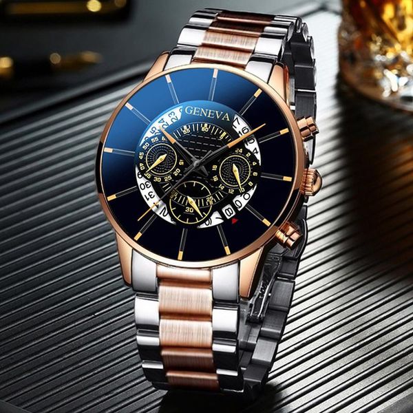 wristwatches clock male stainless steel quartz watch 2021 men's fashion business watches men casual calendar, Slivery;brown
wristwatches clock male stainless steel quartz watch 2021 men's fashion business watches men casual calendar, Slivery;brown