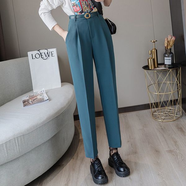 paris girl office suit pants women high waist pleated trousers female solid color casual long with belt pantalones mujer 210524, Black;white
paris girl office suit pants women high waist pleated trousers female solid color casual long with belt pantalones mujer 210524, Black;white