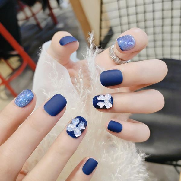 false nails 24pcs deep blue nail patch glue type removable short paragraph fashion manicure save time dl, Red;gold
false nails 24pcs deep blue nail patch glue type removable short paragraph fashion manicure save time dl, Red;gold