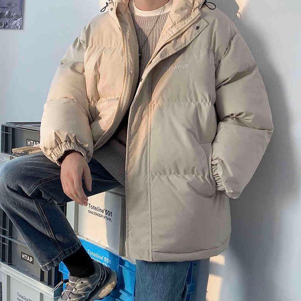 men's warm et, winter windbreaker, casual coat, street cloth, 2021, Black;brown