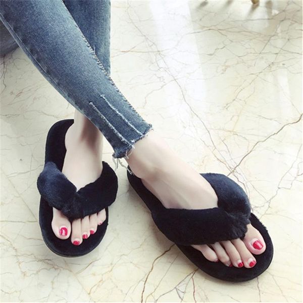 slippers winter fashion women home faux fur warm shoes woman slip on flats female flip flops pink plus size eu44-45 dx443, Black
slippers winter fashion women home faux fur warm shoes woman slip on flats female flip flops pink plus size eu44-45 dx443, Black