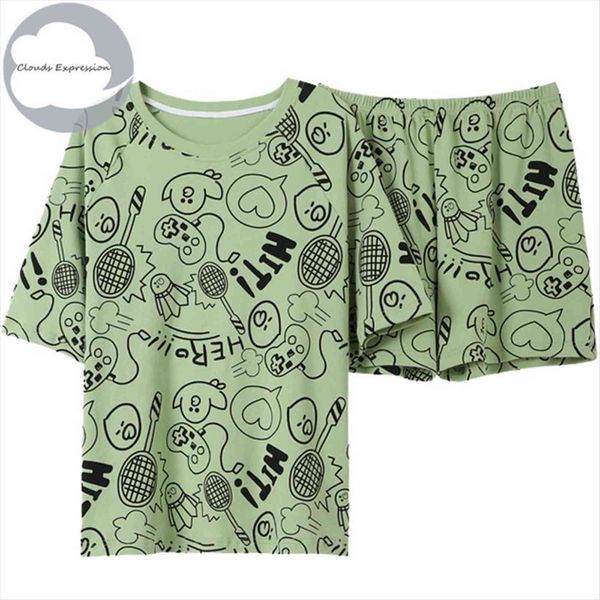summer knitted cotton catoon women sleepwear pajama sets pyjamas loungewear pijama mujer homewear girls night suits home fashion, Black;red
summer knitted cotton catoon women sleepwear pajama sets pyjamas loungewear pijama mujer homewear girls night suits home fashion, Black;red