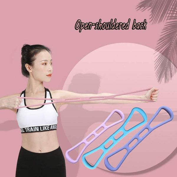 resistance bands high elastic tpr eight-figure tension rope open shoulder beauty back yoga fitness device accessories
resistance bands high elastic tpr eight-figure tension rope open shoulder beauty back yoga fitness device accessories