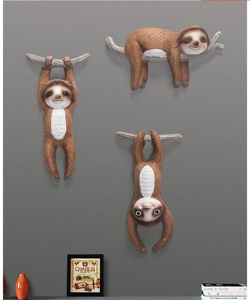 wall stickers nordic creative 3d stereo resin sloth decoration restaurant home livingroom sticker mural animal accessories crafts
wall stickers nordic creative 3d stereo resin sloth decoration restaurant home livingroom sticker mural animal accessories crafts
