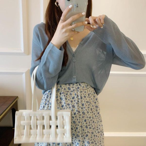women's knits & tees cmazcmazknitted bottoming shirt cardigan sweater collar outer wear spring, White
women's knits & tees cmazcmazknitted bottoming shirt cardigan sweater collar outer wear spring, White