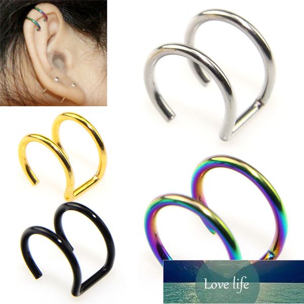 1 pair new punk rock style earrings without piercing holder hollow u pattern statement jewelry neutral 4 colors, Silver
1 pair new punk rock style earrings without piercing holder hollow u pattern statement jewelry neutral 4 colors, Silver