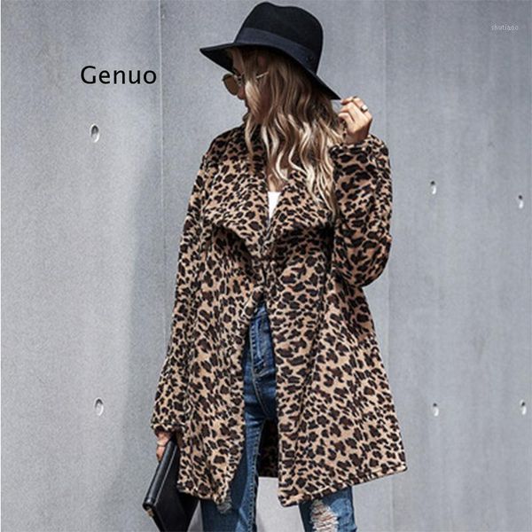 women's wool & blends 2021 autumn winter jacket women long-sleeved mid-length fur leopard print casual coat, Black
women's wool & blends 2021 autumn winter jacket women long-sleeved mid-length fur leopard print casual coat, Black