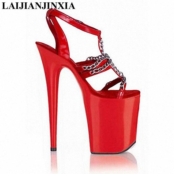 20cm super high-heeled platform women shoes 8 inch high heel fashion model sandals fetish, Black
20cm super high-heeled platform women shoes 8 inch high heel fashion model sandals fetish, Black