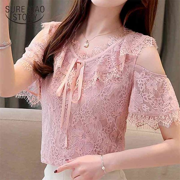 fashion blouses woman off shoulder women short sleeve summer v collar hollow lace 4394 50 210506, White
fashion blouses woman off shoulder women short sleeve summer v collar hollow lace 4394 50 210506, White