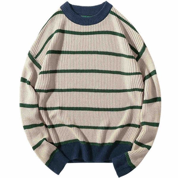 2021 autumn and winter latest authentic striped sweater mens japanese round neck casual pullover sweater, White;black
2021 autumn and winter latest authentic striped sweater mens japanese round neck casual pullover sweater, White;black
