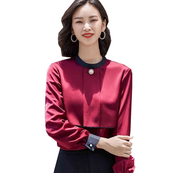 women's blouses & shirts office ladies work wear silk blouse of red white women plus size formal business shirt 33yi
women's blouses & shirts office ladies work wear silk blouse of red white women plus size formal business shirt 33yi