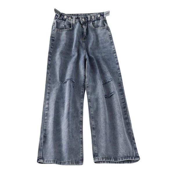 women's jeans wide leg pants distressed high waist ripped 2021 summer fashion female, Blue
women's jeans wide leg pants distressed high waist ripped 2021 summer fashion female, Blue