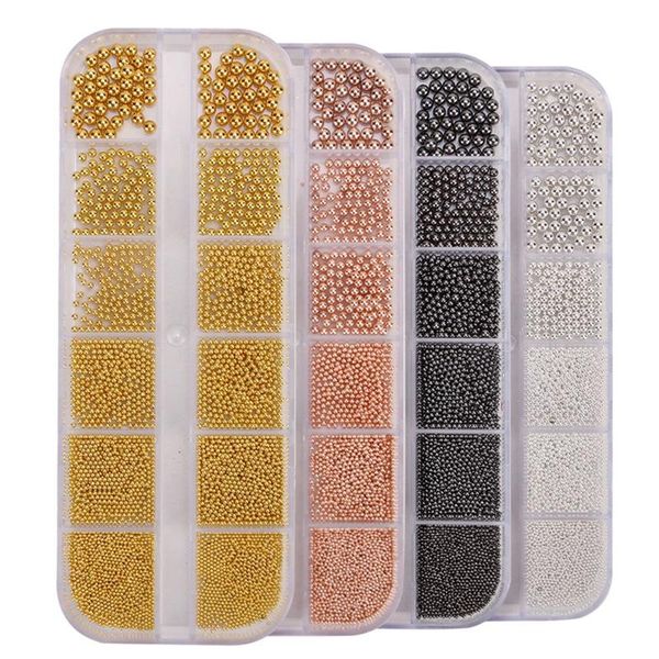 nail art decorations 4pcs caviar bead stainless steel beads rose gold silver black diy tool studs uv gel polish, Silver;gold
nail art decorations 4pcs caviar bead stainless steel beads rose gold silver black diy tool studs uv gel polish, Silver;gold