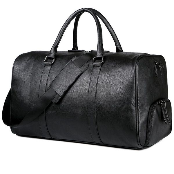 retro pu leather portable travel bag large capacity one-shoulder messenger with shoe position fitness luggage bolso de piel duffel bags
retro pu leather portable travel bag large capacity one-shoulder messenger with shoe position fitness luggage bolso de piel duffel bags