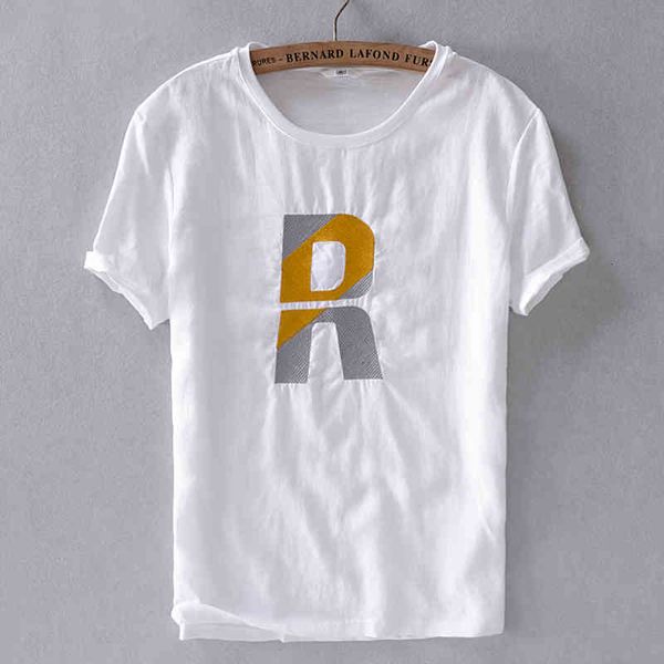 men's t-shirts casual linen short-sleeved t shirt round neck trend men t-shirt embroidery letters flax tshirt male chemise 7owj, White;black
men's t-shirts casual linen short-sleeved t shirt round neck trend men t-shirt embroidery letters flax tshirt male chemise 7owj, White;black