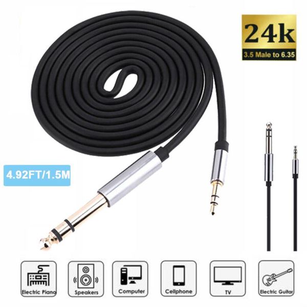 smart power plugs ouhaobin(ouhaobin) 3.5mm male to 6.35mm trs stereo audio aux cable for mixer cord adapter 1.5m 20jun 23
smart power plugs ouhaobin(ouhaobin) 3.5mm male to 6.35mm trs stereo audio aux cable for mixer cord adapter 1.5m 20jun 23