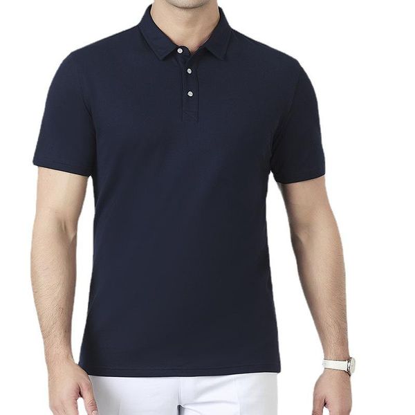 men's polos 2021 summer casual shirt trend loose pure color cotton men, White;black
men's polos 2021 summer casual shirt trend loose pure color cotton men, White;black