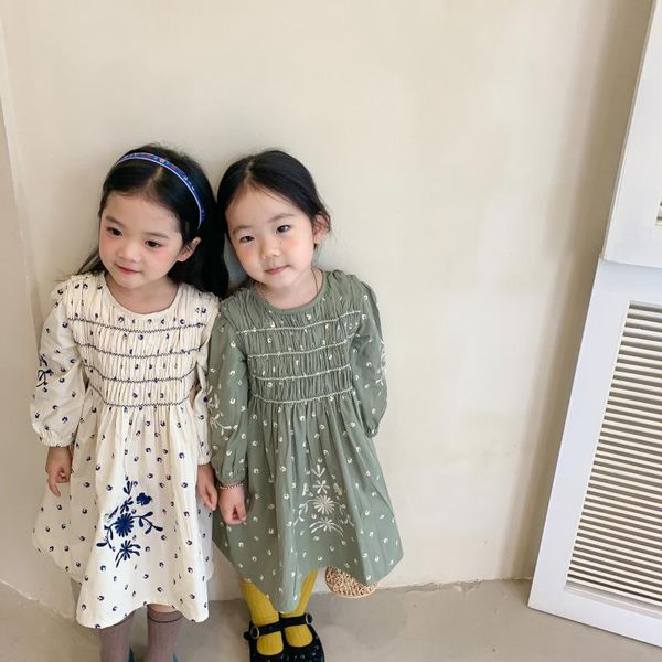 girl's dresses girls korean floral print embroidery long sleeve princess dress kids clothes autumn children, Red;yellow
girl's dresses girls korean floral print embroidery long sleeve princess dress kids clothes autumn children, Red;yellow