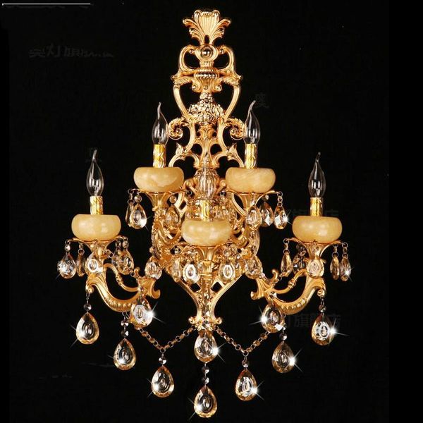 chandeliers gold 5-arm large living room wall light el fixtures retro corridor sconce bedroom villa hall crystal lamp
chandeliers gold 5-arm large living room wall light el fixtures retro corridor sconce bedroom villa hall crystal lamp