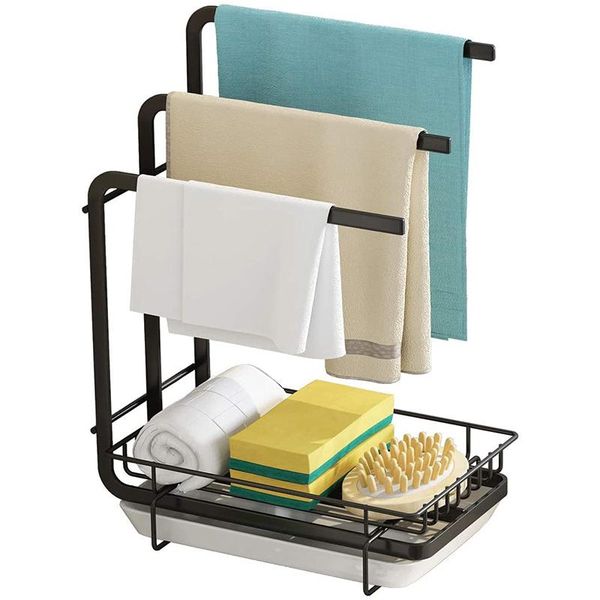 kitchen storage & organization sponge holder with drain pan for kithcen sink, counter organizer brush soap dish dishcloth rack
kitchen storage & organization sponge holder with drain pan for kithcen sink, counter organizer brush soap dish dishcloth rack
