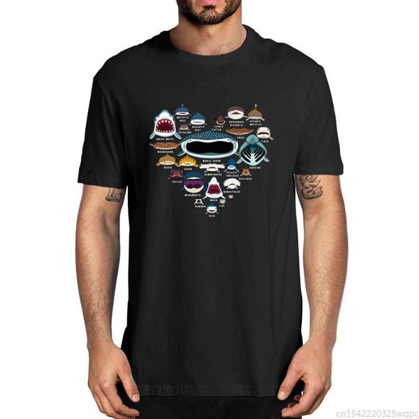 men's t-shirts camiseta de algodón con estampado corazones y corazones, la semana del tiburón, caras nombres,, White;black
men's t-shirts camiseta de algodón con estampado corazones y corazones, la semana del tiburón, caras nombres,, White;black