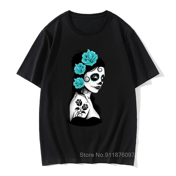 men's t-shirts blue day of the dead sugar skull winter shirts round collar pure cotton t shirt graphic tee-shirts, White;black
men's t-shirts blue day of the dead sugar skull winter shirts round collar pure cotton t shirt graphic tee-shirts, White;black