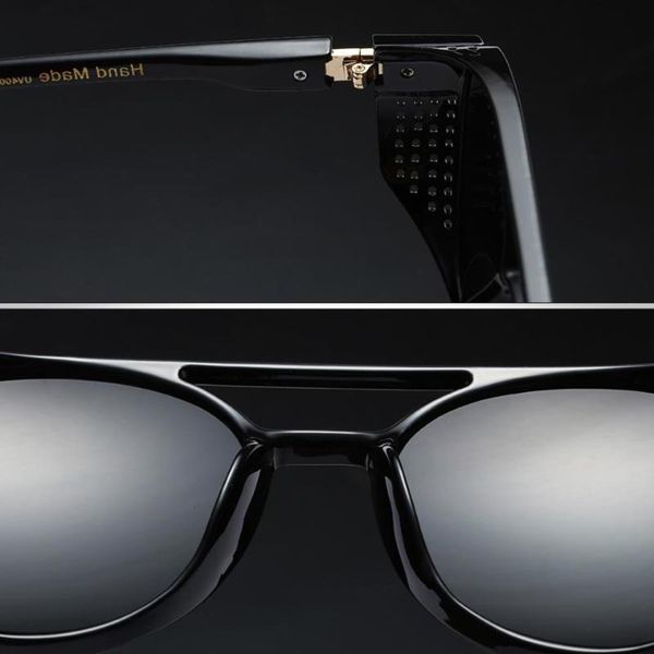 sunglasses fashionable sun frames retro men's life goggles, leather classic sunglasses,plastic punk mirroed lens frosted sun glasses hs, Black
sunglasses fashionable sun frames retro men's life goggles, leather classic sunglasses,plastic punk mirroed lens frosted sun glasses hs, Black