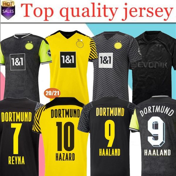 21 22 haaland reus 2022 4th dortmund soccer jersey 2021 football shirts bellingham sancho hummels brandt men + kids kit, Black;yellow
21 22 haaland reus 2022 4th dortmund soccer jersey 2021 football shirts bellingham sancho hummels brandt men + kids kit, Black;yellow