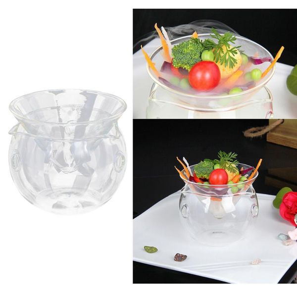 bowls transparent glass salad bowl fruit and vegetable with dry ice container (middle size)
bowls transparent glass salad bowl fruit and vegetable with dry ice container (middle size)