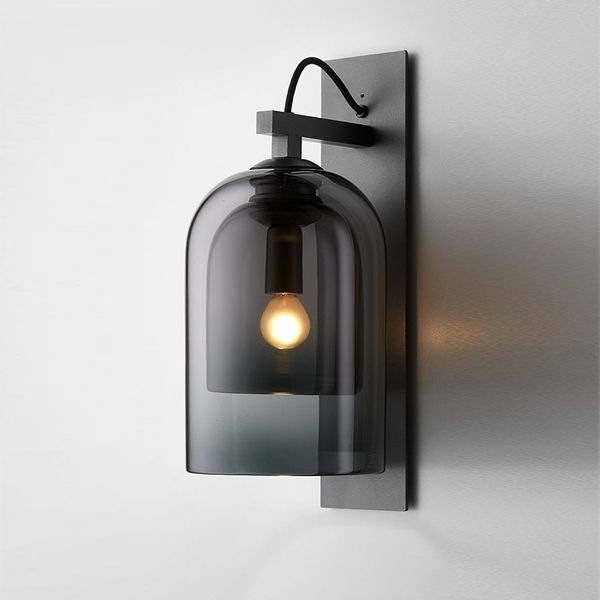 nordic modern simple glass iron art living room bedroom study corridor creative wall lamp
nordic modern simple glass iron art living room bedroom study corridor creative wall lamp