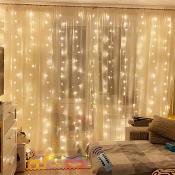 strings 10pcs 3*2m led battery string lights 8 modes fairy curtain light for window christmas party patio garden garland holiday decor
strings 10pcs 3*2m led battery string lights 8 modes fairy curtain light for window christmas party patio garden garland holiday decor