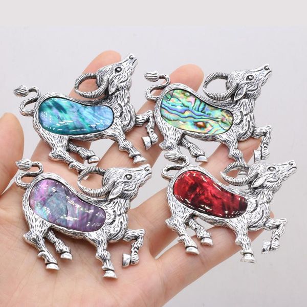 pins, brooches 1pc natural abalone shell brooch animal bull shape multicolor pins fashion jewelry gifts for women, Gray
pins, brooches 1pc natural abalone shell brooch animal bull shape multicolor pins fashion jewelry gifts for women, Gray
