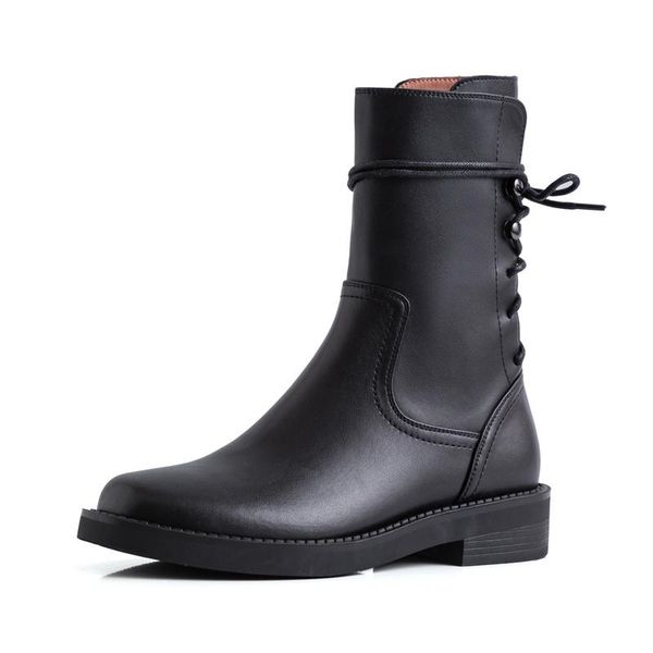 boots women ankle hand-made genuine leather woman round toe lace up shoes female footwear, Black
boots women ankle hand-made genuine leather woman round toe lace up shoes female footwear, Black