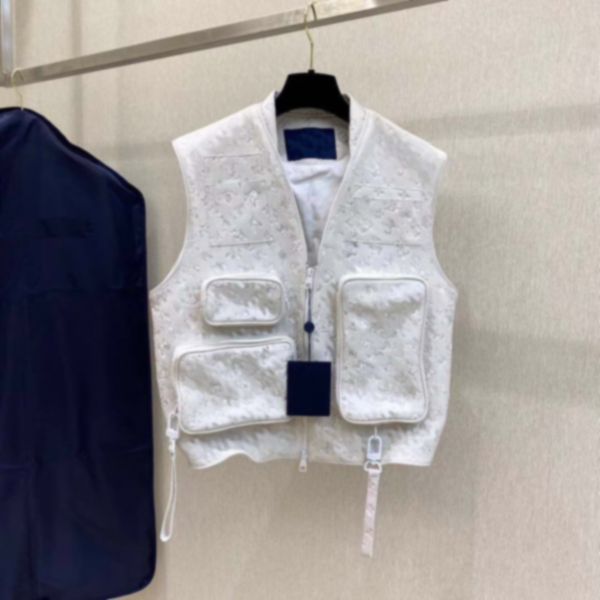 winter designer leather vest multi-pocket womens classical clothing jacquard letter mens jacket coat casual vests keep warm colour white bla, Black;white
winter designer leather vest multi-pocket womens classical clothing jacquard letter mens jacket coat casual vests keep warm colour white bla, Black;white
