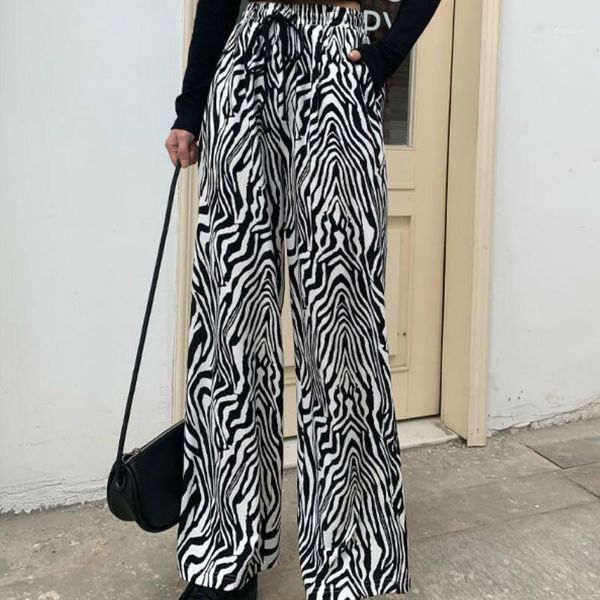 women's pants & capris women lace-up adjustable zebra pattern striped fashionable loose leisure stylish straight trousers womens comfor, Black;white
women's pants & capris women lace-up adjustable zebra pattern striped fashionable loose leisure stylish straight trousers womens comfor, Black;white