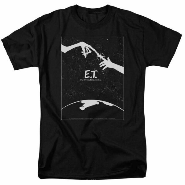 E.T. The Extra Terrestrial Simple Poster T Shirt Mens Licensed 80s Movie Black, Mainly pictures
E.T. The Extra Terrestrial Simple Poster T Shirt Mens Licensed 80s Movie Black, Mainly pictures