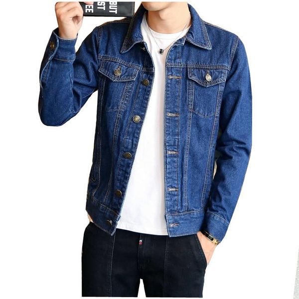 men's jackets men jean light blue denim coats cotton slim fit mens casual fashion jeans coat, Black;brown
men's jackets men jean light blue denim coats cotton slim fit mens casual fashion jeans coat, Black;brown