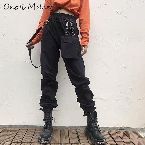 women's pants & capris onoti molazo long women black sports fashion pockets streetwear harajuku ladies chic bottoms female 2021 autumn, Black;white
women's pants & capris onoti molazo long women black sports fashion pockets streetwear harajuku ladies chic bottoms female 2021 autumn, Black;white