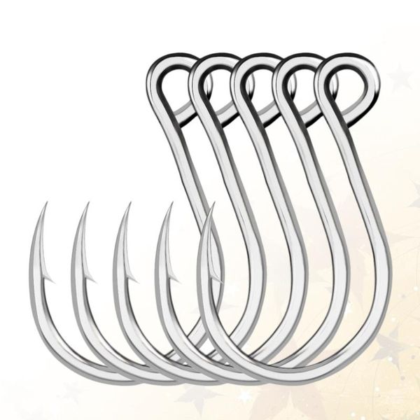 fishing hooks 10 pcs sea hook barbed lure tackle anti-corrosion tools for man woman fisherman (silve
fishing hooks 10 pcs sea hook barbed lure tackle anti-corrosion tools for man woman fisherman (silve