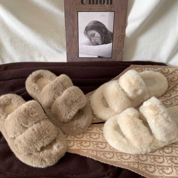 net red plush for women to wear out 2021 new autumn and winter fashion real rabbit plush one word cotton slippers, Black
net red plush for women to wear out 2021 new autumn and winter fashion real rabbit plush one word cotton slippers, Black