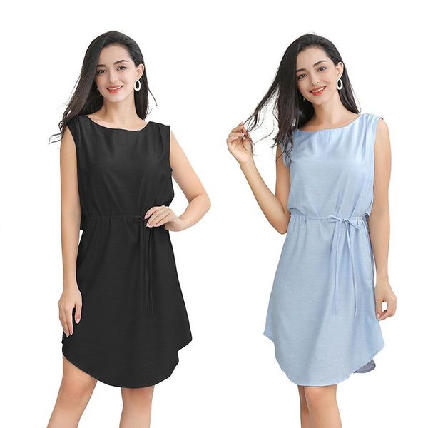 casual dresses 2021 spring summer women dress sleeveless loose round neck long sleeve female fashion cotton linen soild color irregular, Black;gray
casual dresses 2021 spring summer women dress sleeveless loose round neck long sleeve female fashion cotton linen soild color irregular, Black;gray