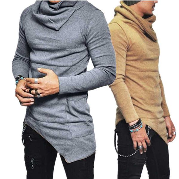 men's hoodies & sweatshirts unbalance hem pocket long sleeve sweatshirt for men clothing autumn turtleneck hoodie, Black
men's hoodies & sweatshirts unbalance hem pocket long sleeve sweatshirt for men clothing autumn turtleneck hoodie, Black